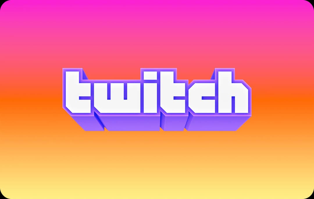 Пополнение баланса Twitch: выбранное медиа